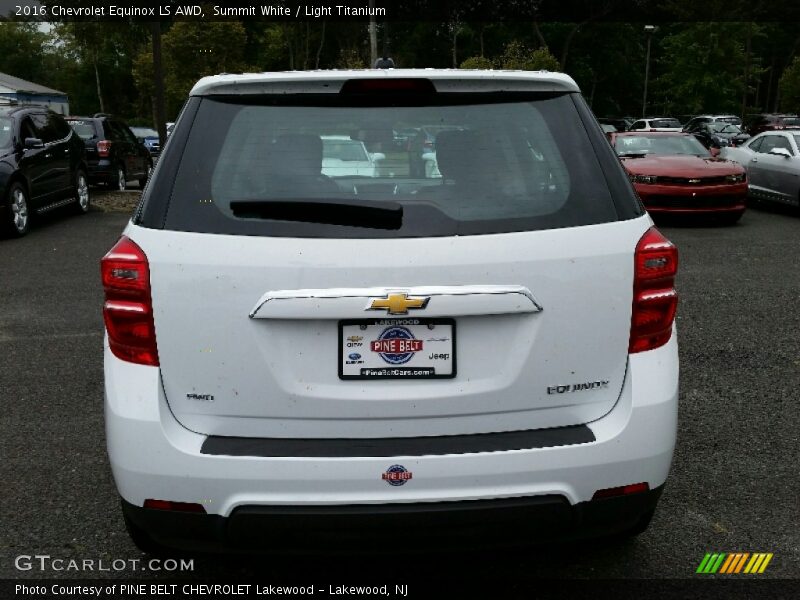 Summit White / Light Titanium 2016 Chevrolet Equinox LS AWD