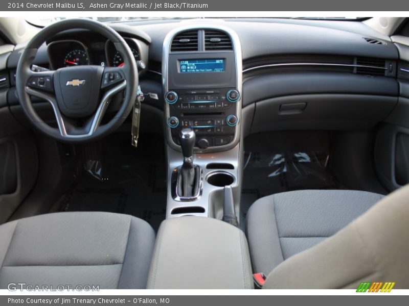 Ashen Gray Metallic / Jet Black/Titanium 2014 Chevrolet Malibu LS