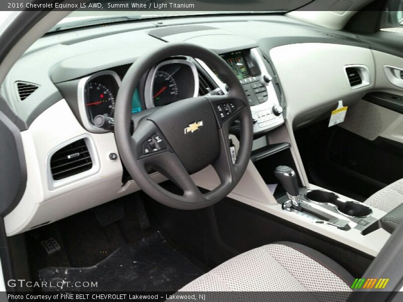 Summit White / Light Titanium 2016 Chevrolet Equinox LS AWD