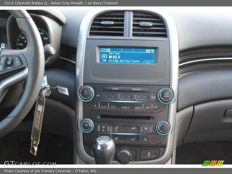 Ashen Gray Metallic / Jet Black/Titanium 2014 Chevrolet Malibu LS