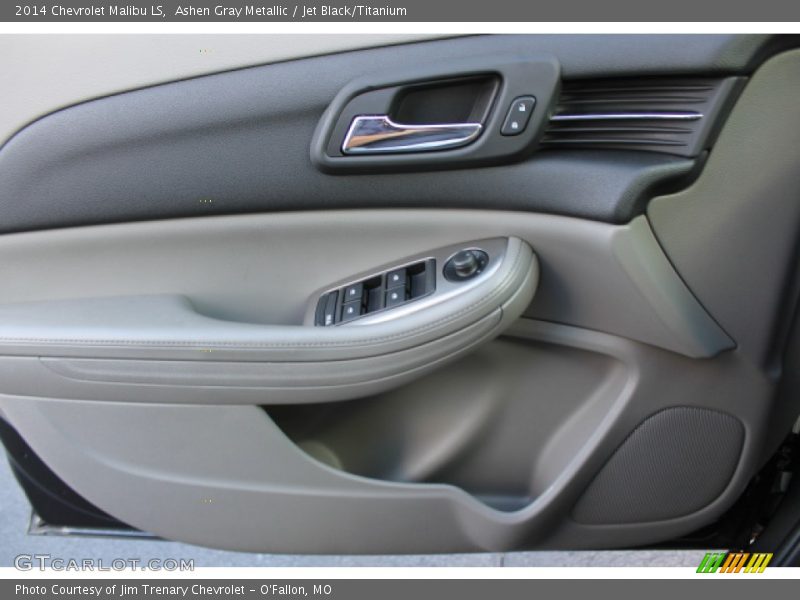 Ashen Gray Metallic / Jet Black/Titanium 2014 Chevrolet Malibu LS