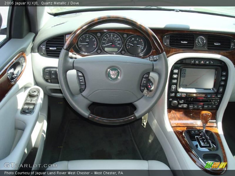 Quartz Metallic / Dove 2006 Jaguar XJ XJ8