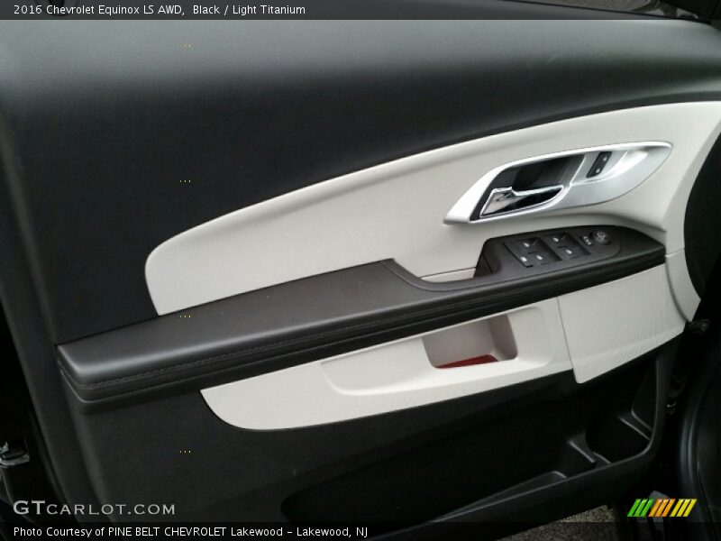 Black / Light Titanium 2016 Chevrolet Equinox LS AWD