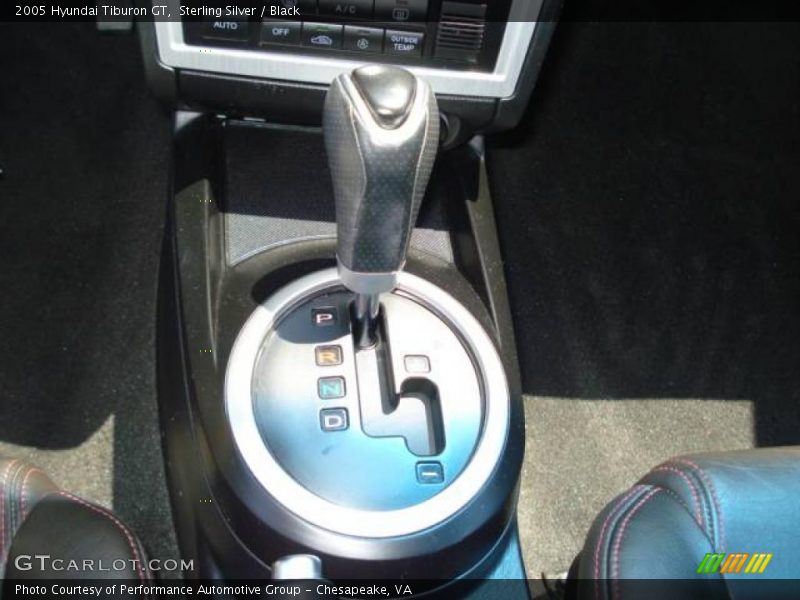 Sterling Silver / Black 2005 Hyundai Tiburon GT