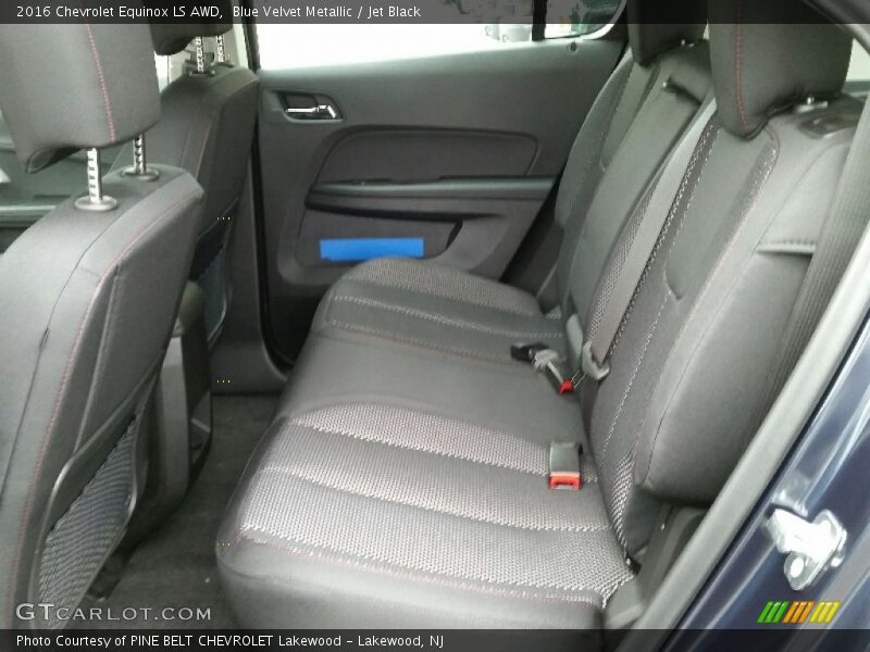 Blue Velvet Metallic / Jet Black 2016 Chevrolet Equinox LS AWD