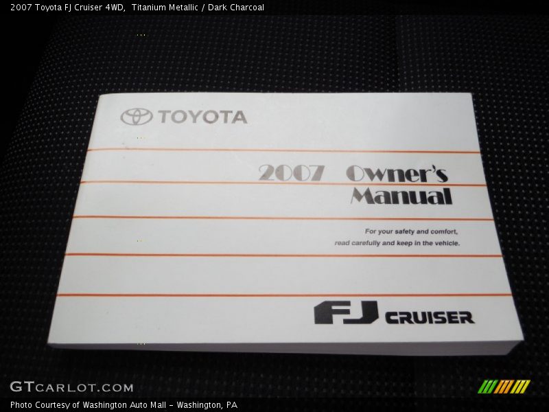 Titanium Metallic / Dark Charcoal 2007 Toyota FJ Cruiser 4WD