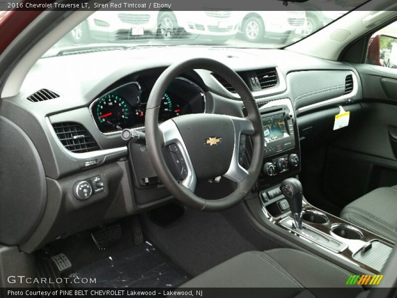 Siren Red Tintcoat / Ebony 2016 Chevrolet Traverse LT