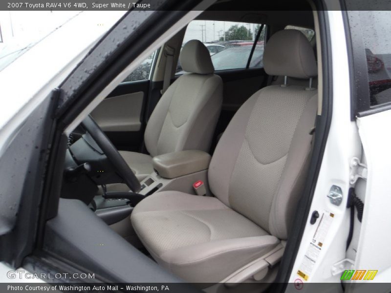 Super White / Taupe 2007 Toyota RAV4 V6 4WD