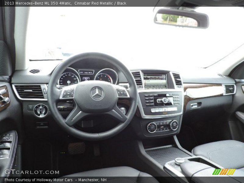 Cinnabar Red Metallic / Black 2013 Mercedes-Benz ML 350 4Matic