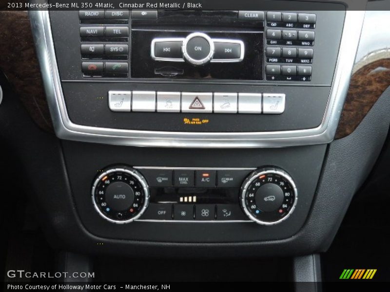 Controls of 2013 ML 350 4Matic