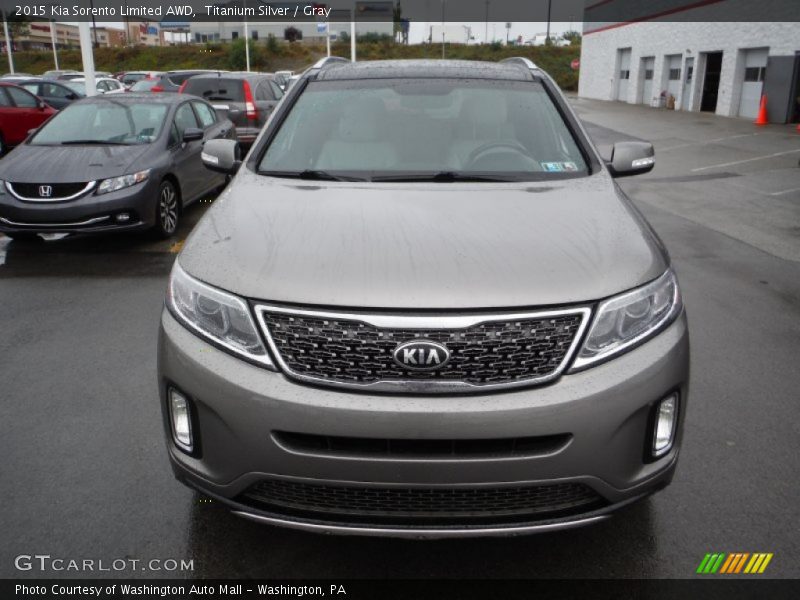 Titanium Silver / Gray 2015 Kia Sorento Limited AWD