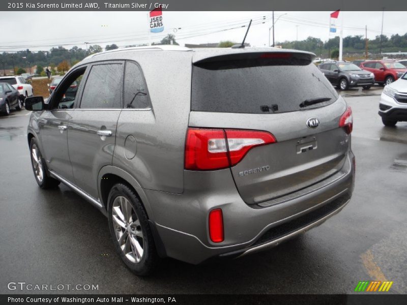 Titanium Silver / Gray 2015 Kia Sorento Limited AWD