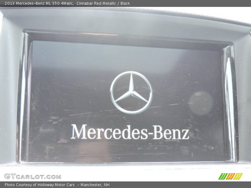 Cinnabar Red Metallic / Black 2013 Mercedes-Benz ML 350 4Matic