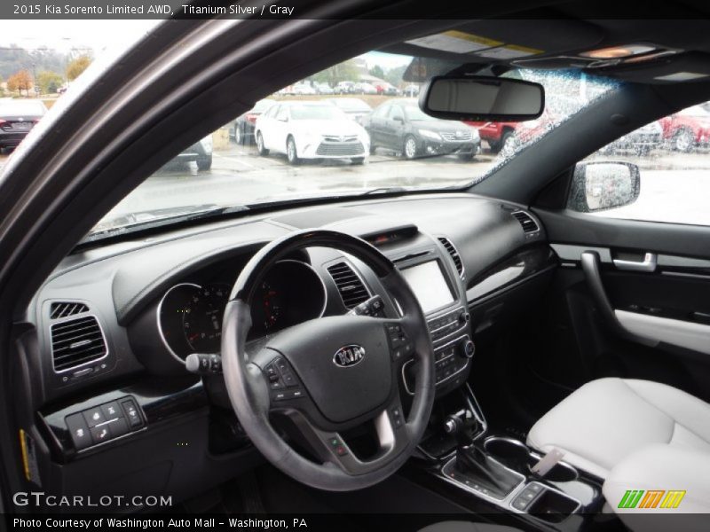 Titanium Silver / Gray 2015 Kia Sorento Limited AWD