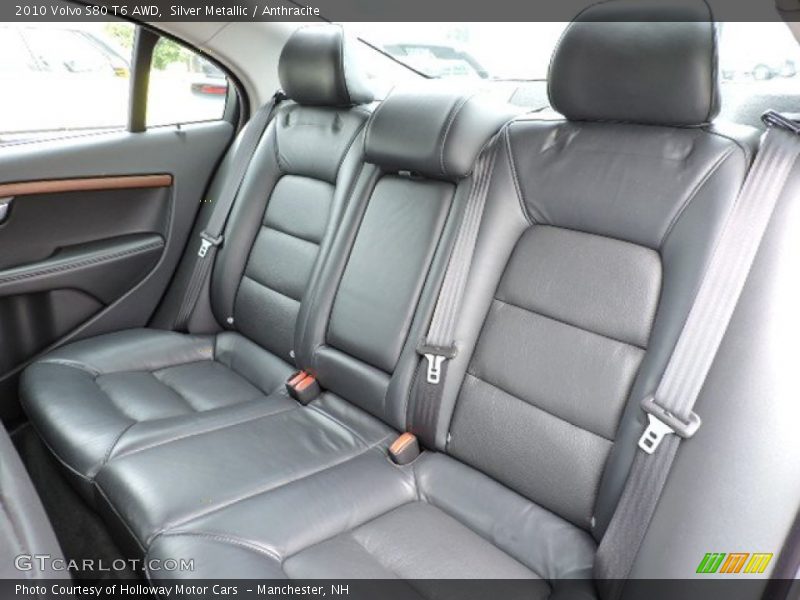 Rear Seat of 2010 S80 T6 AWD