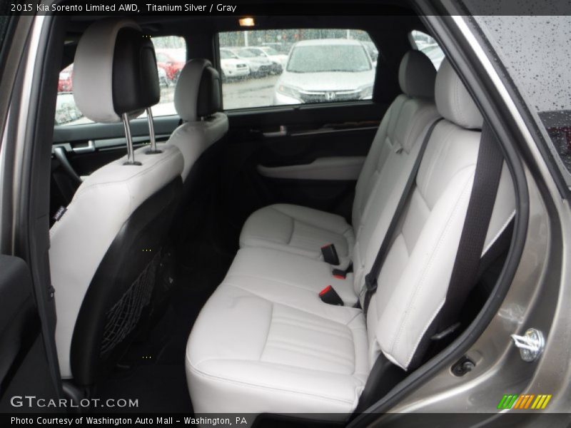 Rear Seat of 2015 Sorento Limited AWD