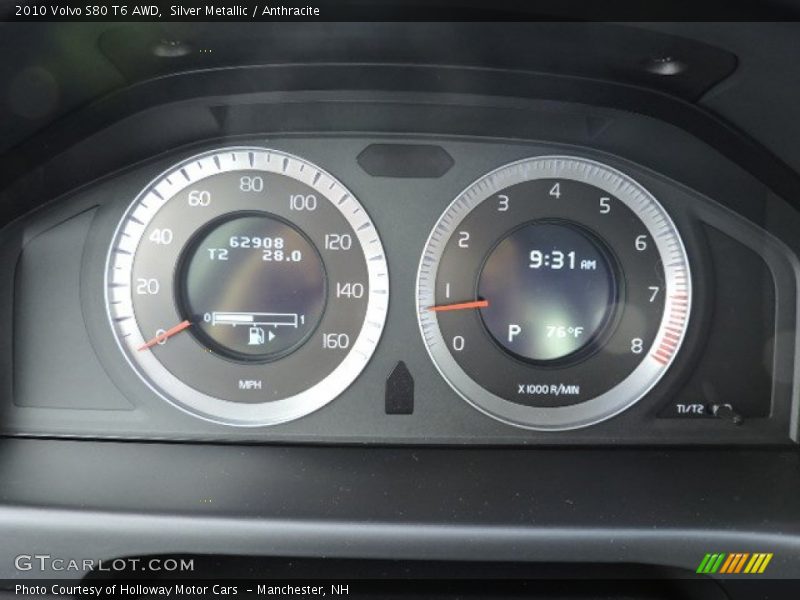  2010 S80 T6 AWD T6 AWD Gauges