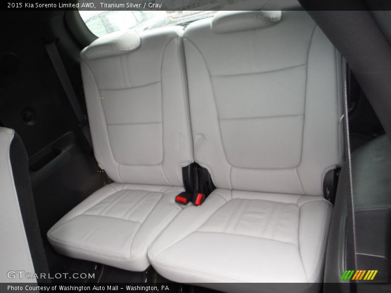 Rear Seat of 2015 Sorento Limited AWD