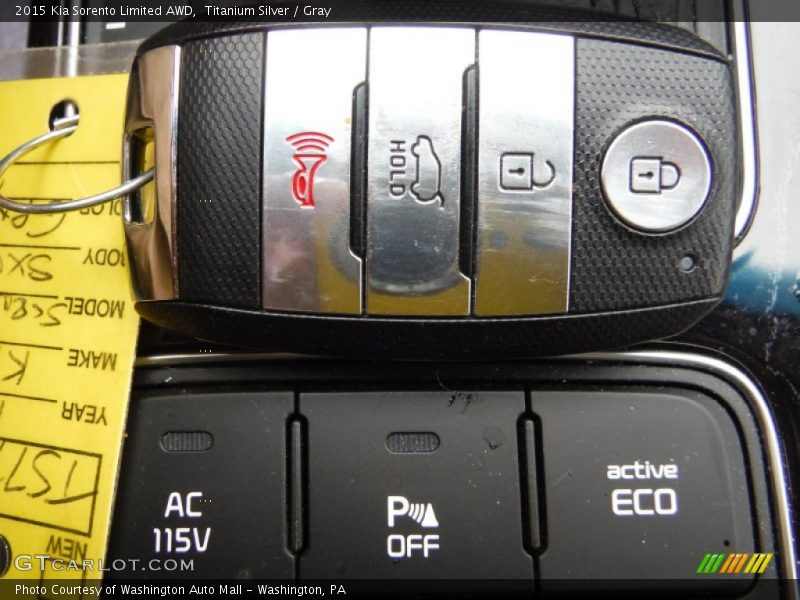 Titanium Silver / Gray 2015 Kia Sorento Limited AWD