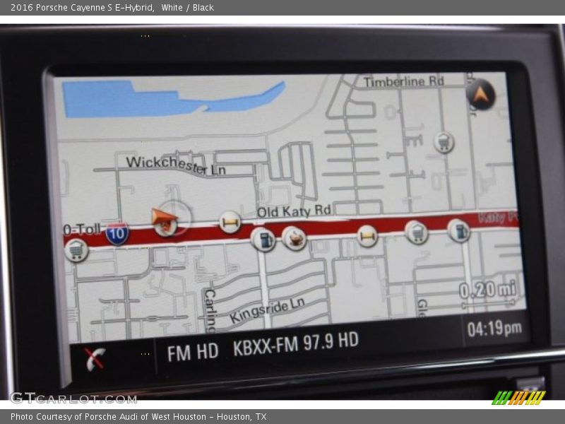 Navigation of 2016 Cayenne S E-Hybrid