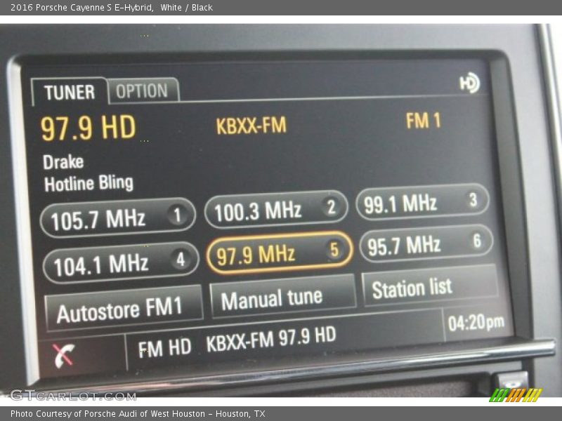 White / Black 2016 Porsche Cayenne S E-Hybrid