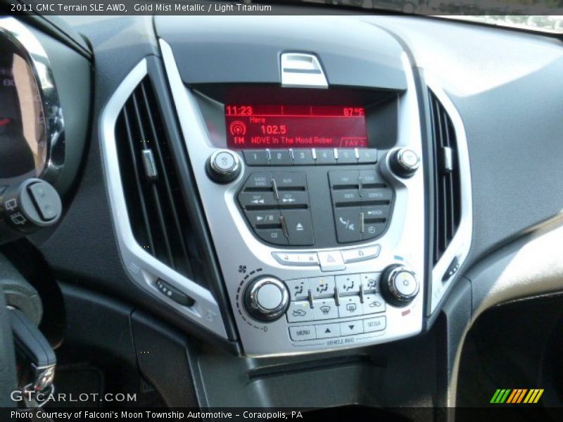 Gold Mist Metallic / Light Titanium 2011 GMC Terrain SLE AWD