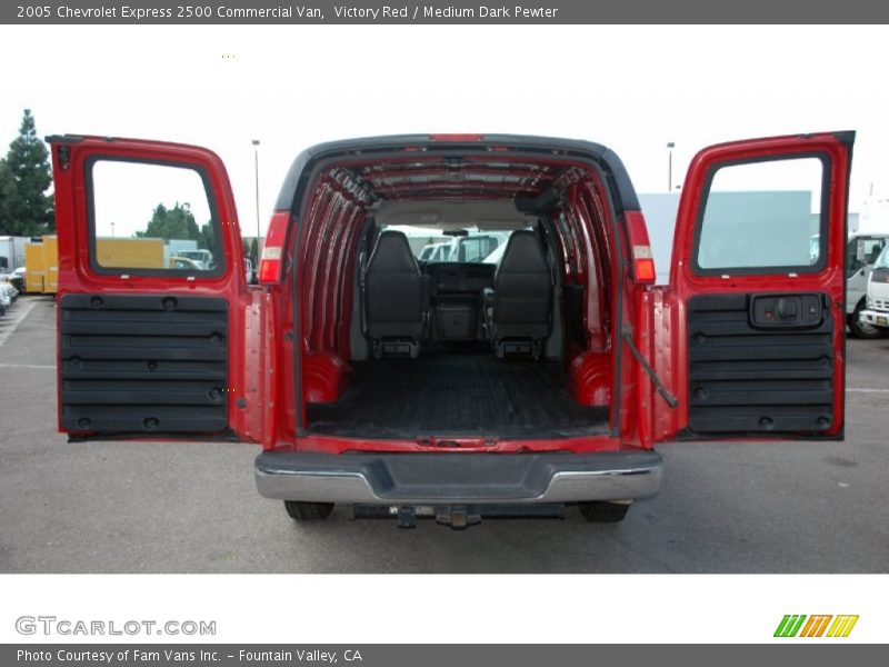 Victory Red / Medium Dark Pewter 2005 Chevrolet Express 2500 Commercial Van