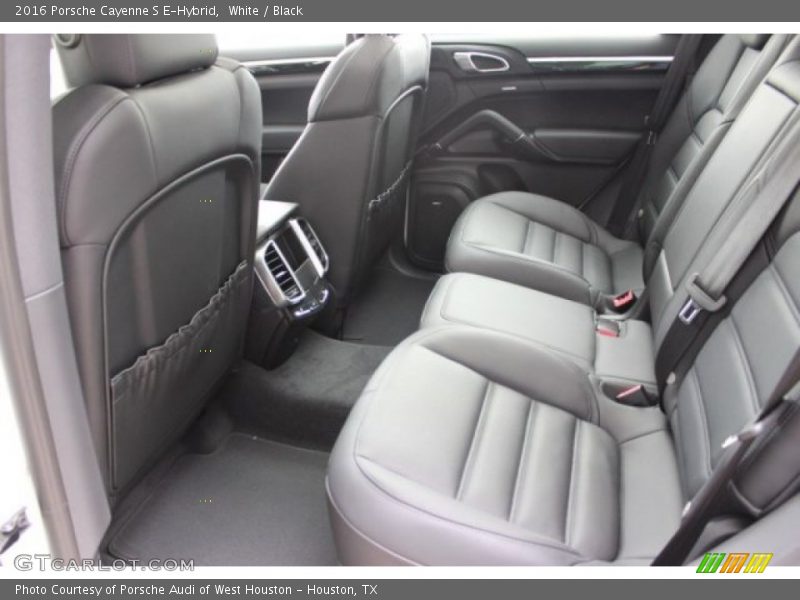 Rear Seat of 2016 Cayenne S E-Hybrid
