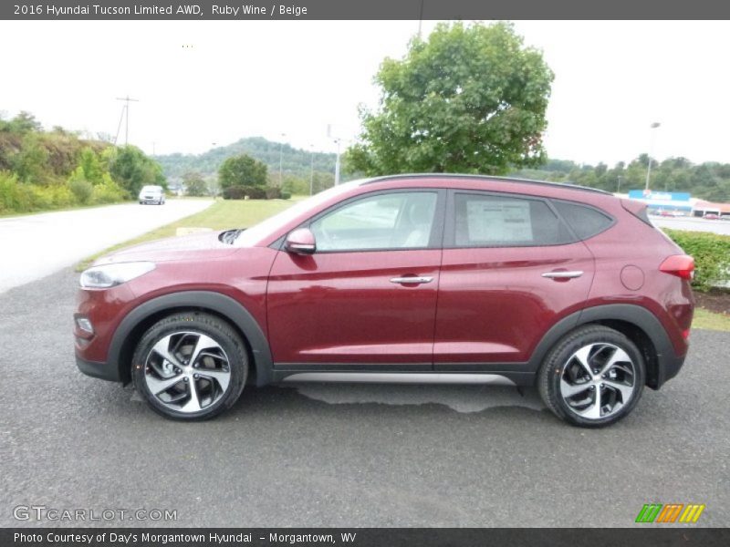  2016 Tucson Limited AWD Ruby Wine