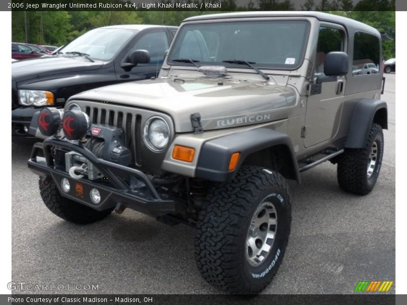 Light Khaki Metallic / Khaki 2006 Jeep Wrangler Unlimited Rubicon 4x4