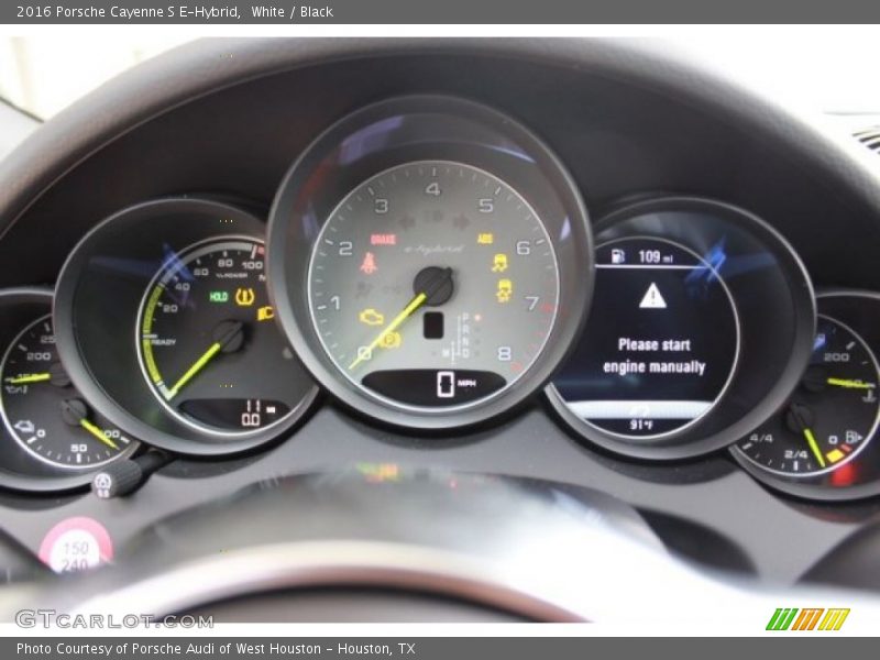  2016 Cayenne S E-Hybrid S E-Hybrid Gauges