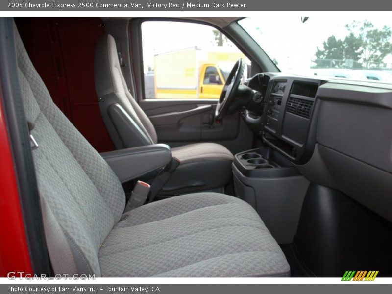 Victory Red / Medium Dark Pewter 2005 Chevrolet Express 2500 Commercial Van