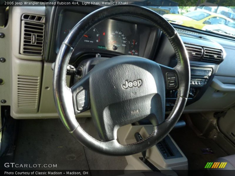 Light Khaki Metallic / Khaki 2006 Jeep Wrangler Unlimited Rubicon 4x4
