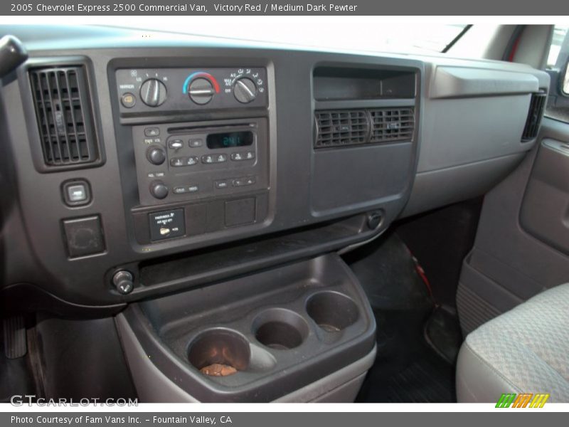 Victory Red / Medium Dark Pewter 2005 Chevrolet Express 2500 Commercial Van