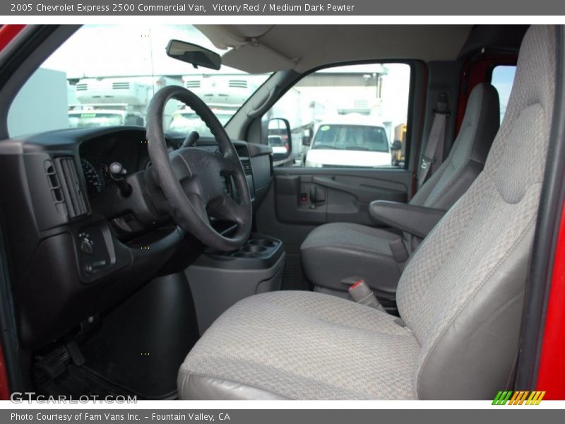 Victory Red / Medium Dark Pewter 2005 Chevrolet Express 2500 Commercial Van