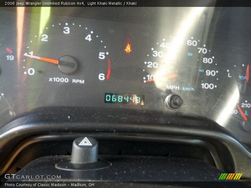 Light Khaki Metallic / Khaki 2006 Jeep Wrangler Unlimited Rubicon 4x4