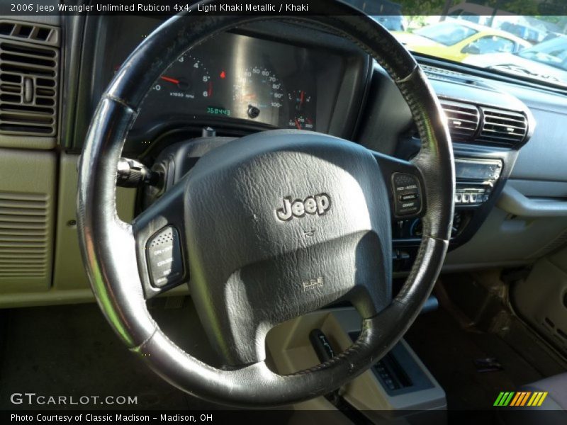 Light Khaki Metallic / Khaki 2006 Jeep Wrangler Unlimited Rubicon 4x4