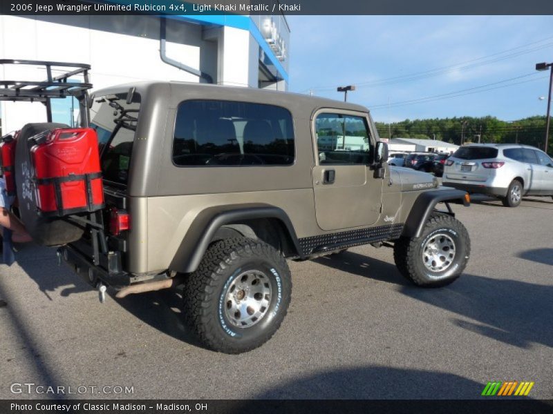 Light Khaki Metallic / Khaki 2006 Jeep Wrangler Unlimited Rubicon 4x4