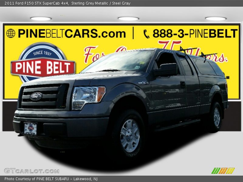 Sterling Grey Metallic / Steel Gray 2011 Ford F150 STX SuperCab 4x4