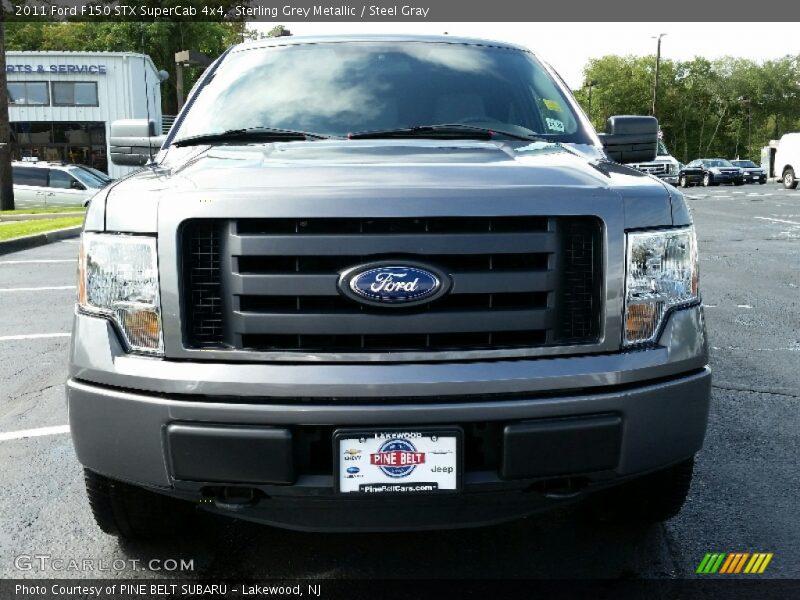 Sterling Grey Metallic / Steel Gray 2011 Ford F150 STX SuperCab 4x4