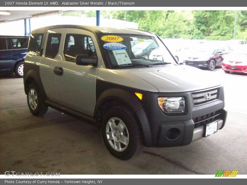 Alabaster Silver Metallic / Black/Titanium 2007 Honda Element LX AWD