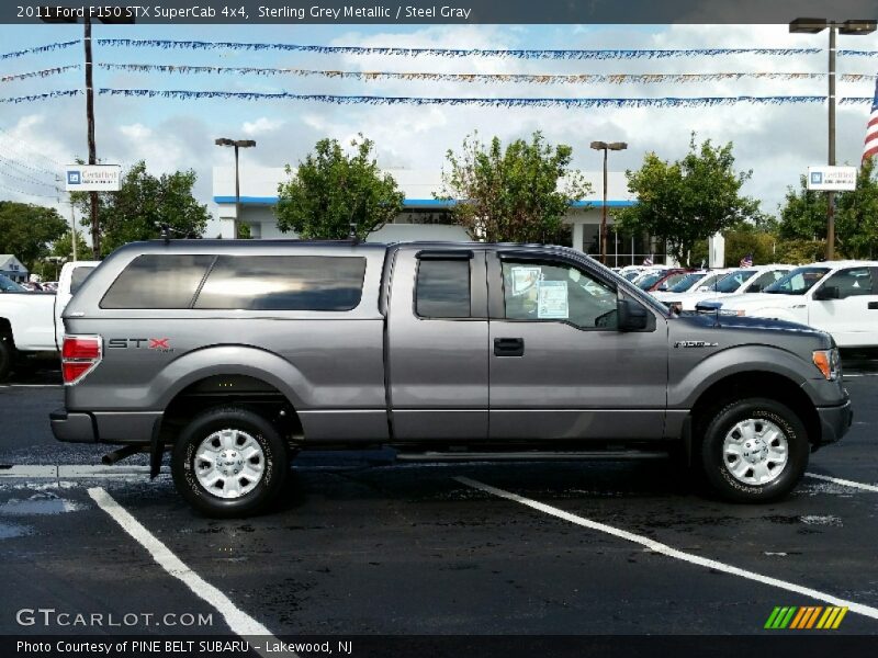 Sterling Grey Metallic / Steel Gray 2011 Ford F150 STX SuperCab 4x4