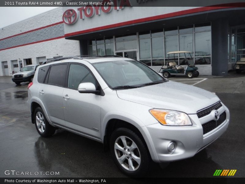 Classic Silver Metallic / Ash 2011 Toyota RAV4 Limited 4WD