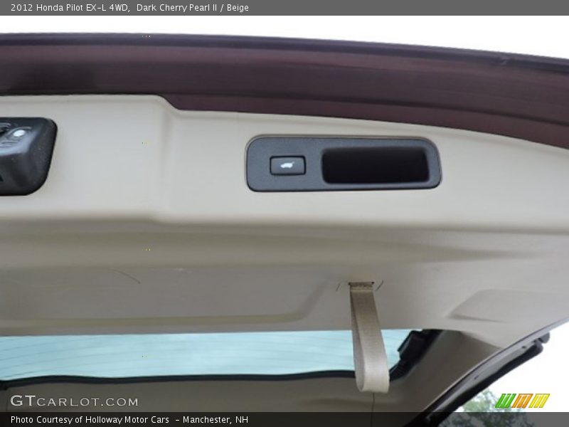 Dark Cherry Pearl II / Beige 2012 Honda Pilot EX-L 4WD