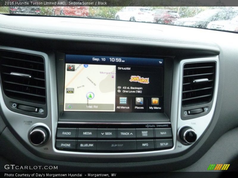 Controls of 2016 Tucson Limited AWD