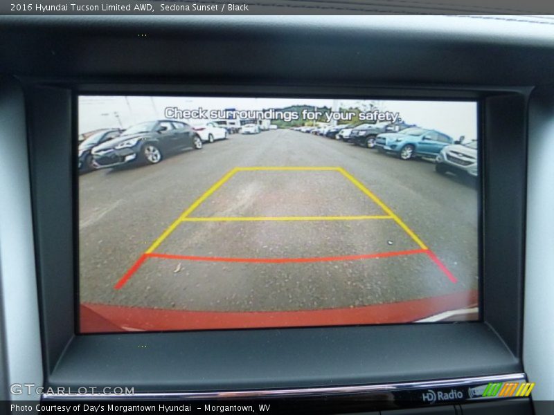Sedona Sunset / Black 2016 Hyundai Tucson Limited AWD