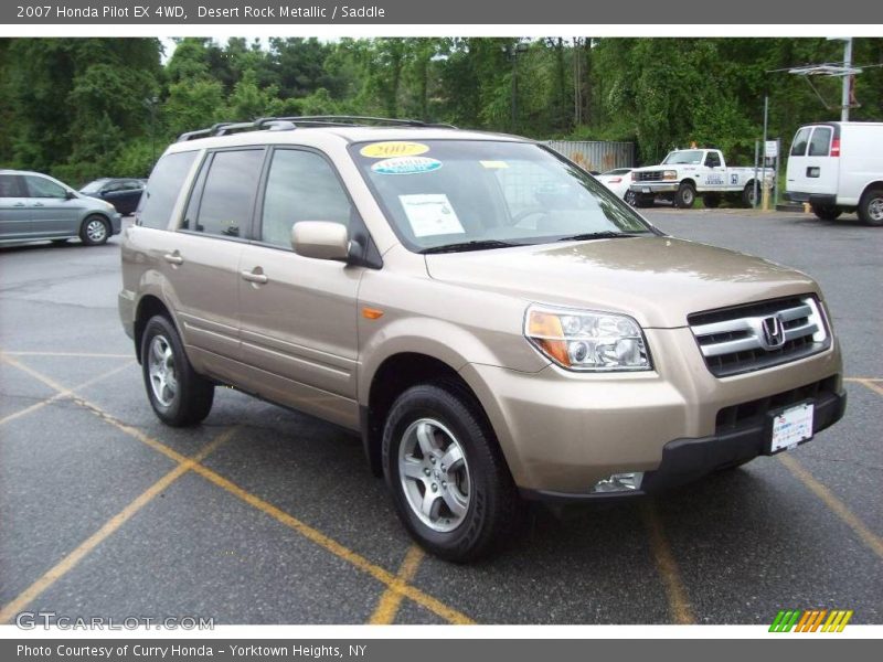 Desert Rock Metallic / Saddle 2007 Honda Pilot EX 4WD