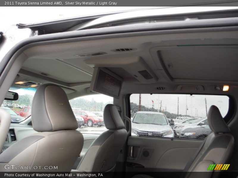 Silver Sky Metallic / Light Gray 2011 Toyota Sienna Limited AWD