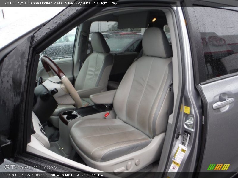 Silver Sky Metallic / Light Gray 2011 Toyota Sienna Limited AWD