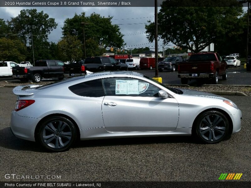 Silverstone / Black 2010 Hyundai Genesis Coupe 3.8 Grand Touring